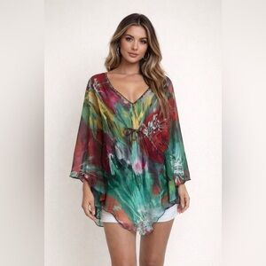 Sheer Cover Up Blouse